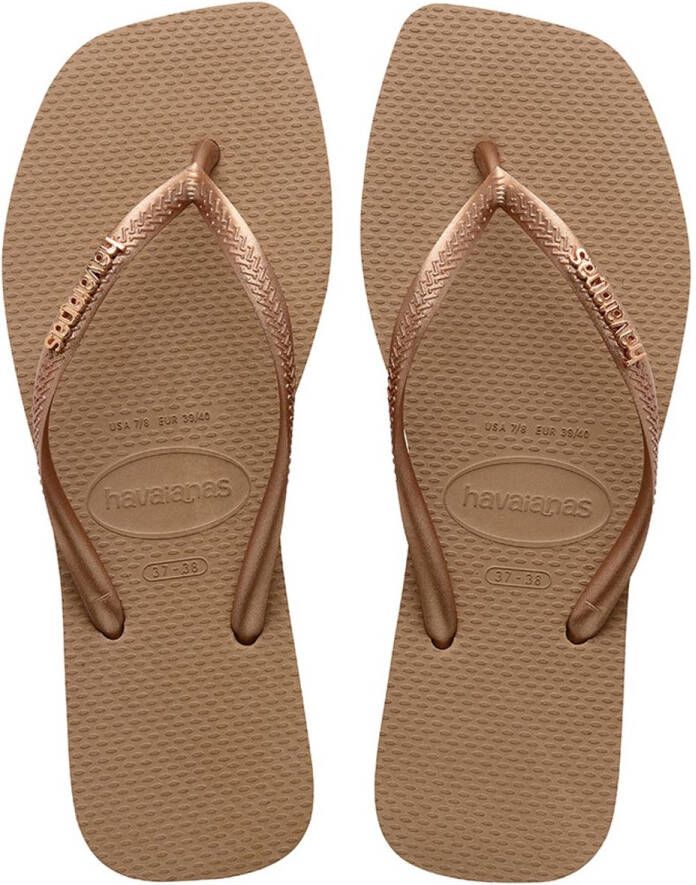 Havaianas Flipflops Square Logo Metallic