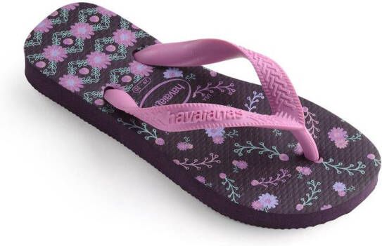 Havaianas Flores Meisjes Slippers Aubergine - Foto 3