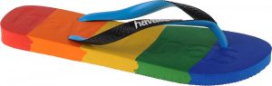 Havaianas Teenslippers TOP LOGOMANIA MULTICOLOR in trendy colourblocking
