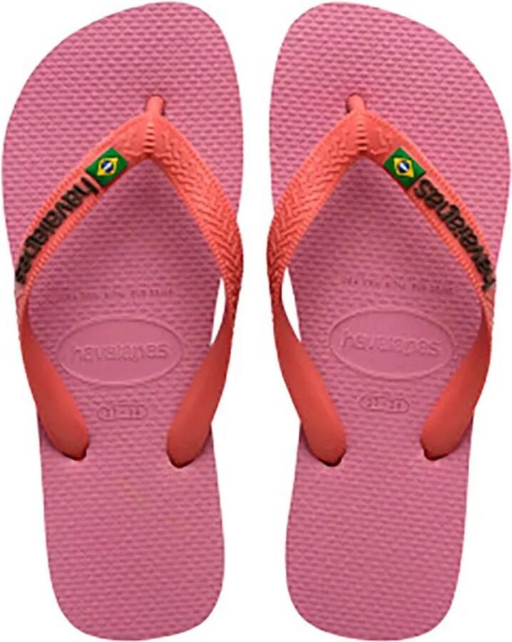Havaianas Brazil Logo Flip Flops Roze- Roze - Foto 2