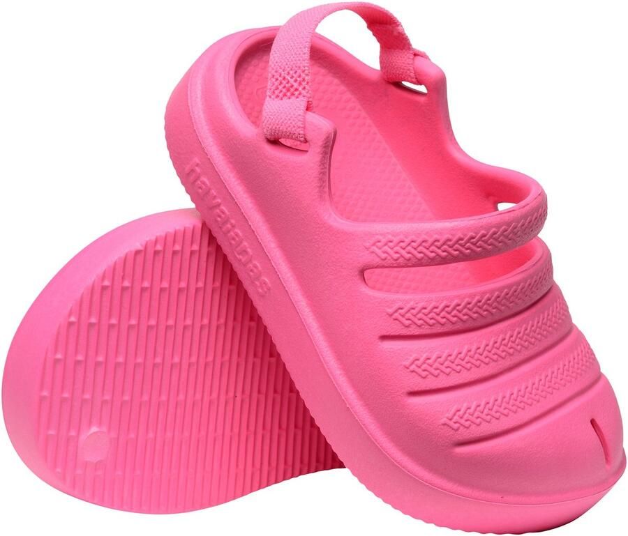 Havaianas clogs roze Meisjes Rubber Effen 25 26 | Clog van - Foto 4