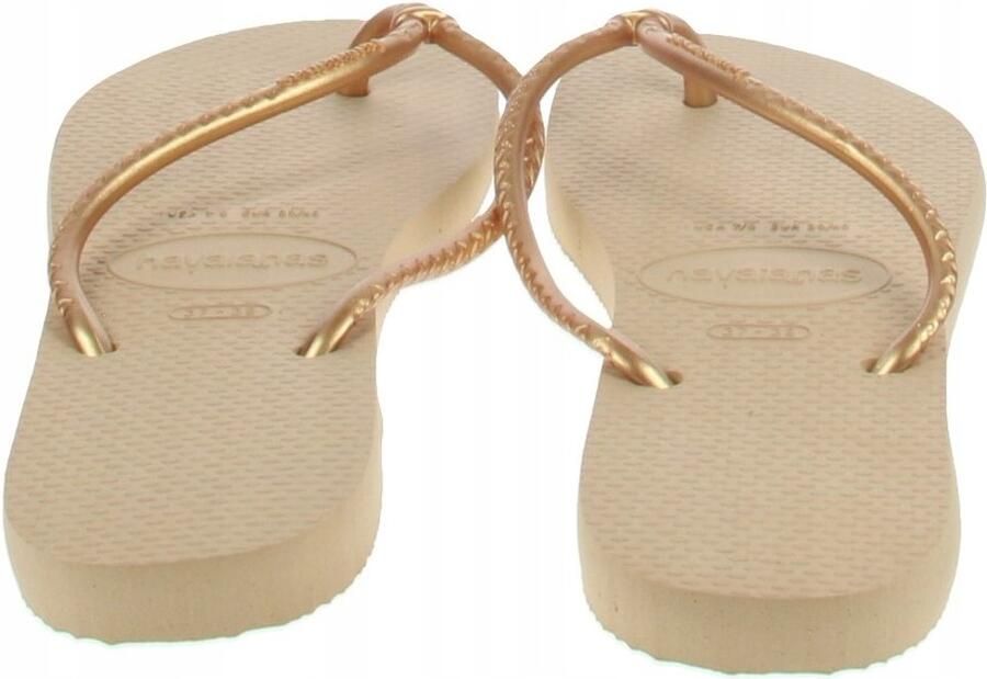 Havaianas Dames Teenslippers Goud Plat