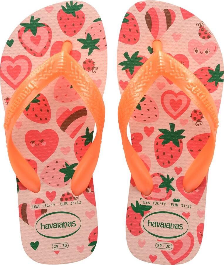 Havaianas HAV. KIDS FLORES Roze CONFETI Meisjes Slippers Roze confetti