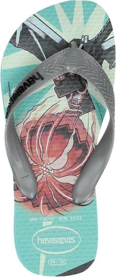 Havaianas Hav. Kids Minecraft Jongens Slippers Licht blauw