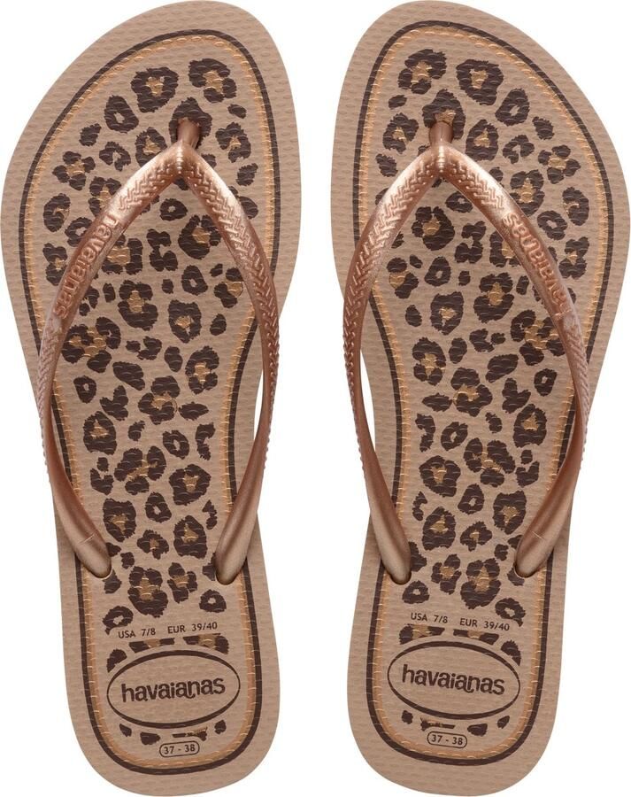 Havaianas HAV. SLIM ANIMALS ROSE Goud ROSE Goud Dames Slippers rose Goud rose Goud