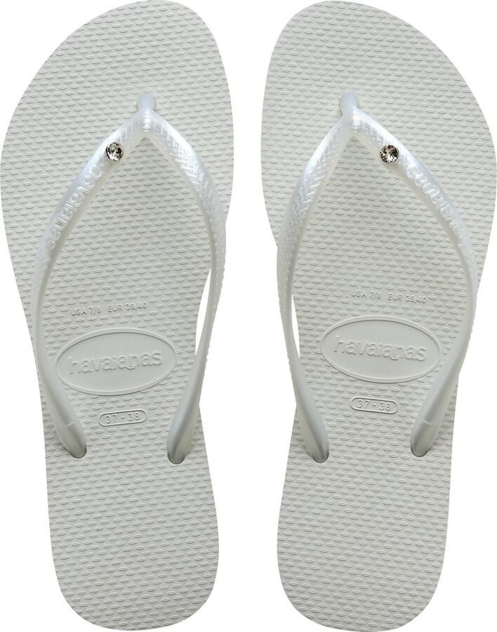 Havaianas HAV. SLIM CRYSTAL SW II Wit Dames Slippers Wit