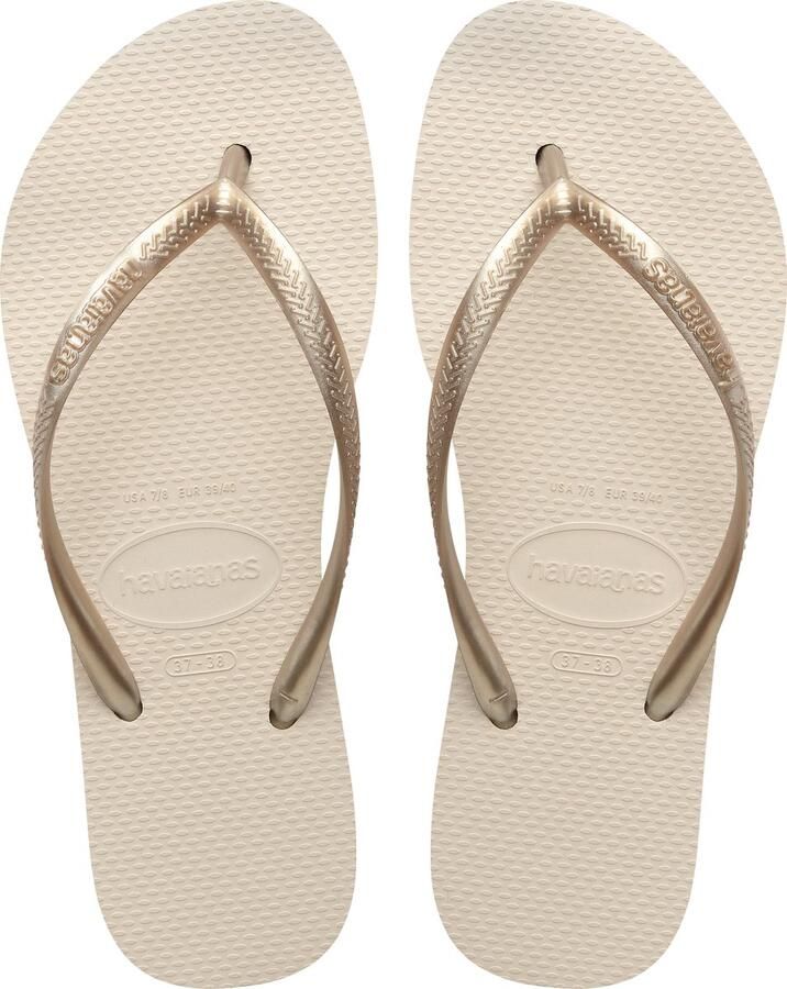 Havaianas HAV. SLIM FLATFORM BEIGE Dames Slippers beige