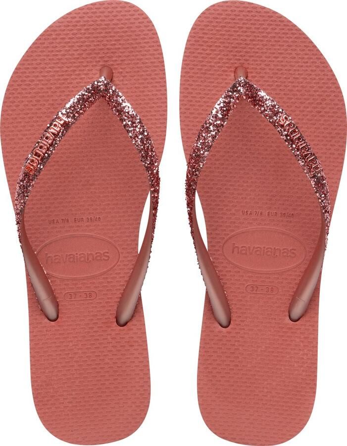 Havaianas HAV. SLIM GLITTER II CANYON CLAY Dames Slippers canyon clay