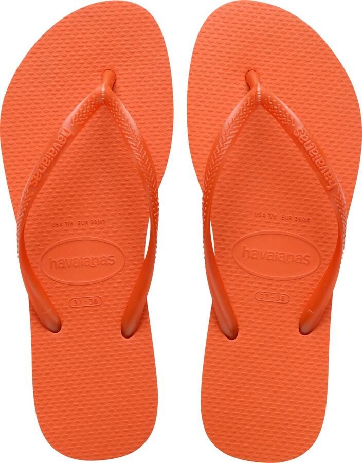 Havaianas HAV. SLIM SUNSET Oranje Dames Slippers sunset Oranje