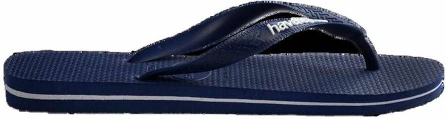 Havaianas Heren Slippers Logo Blauw