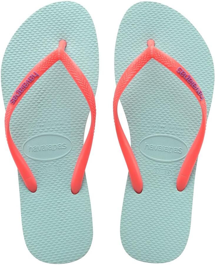 Havaianas Teenslipper Meisjes Sl Logo Pop-Up Fc Groen