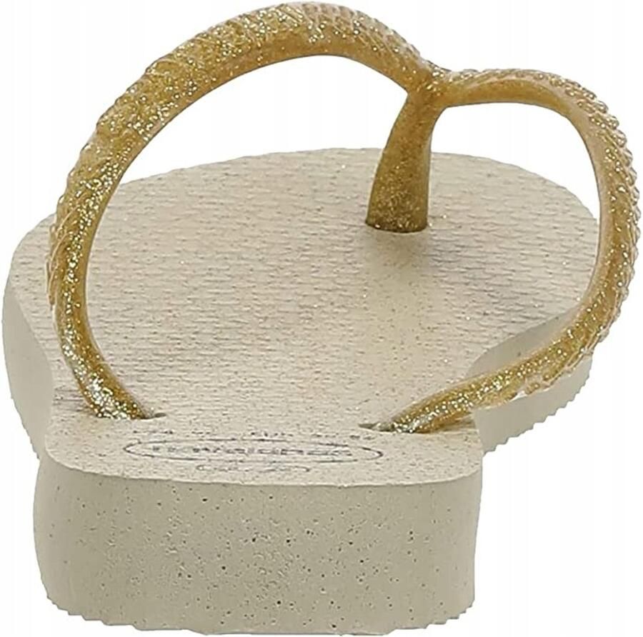 Havaianas Kinder Glitter Slippers Goud Synthetisch