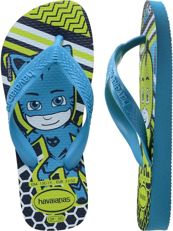 Havaianas Kid's Top PJ Masks Sandalen blauw turkoois
