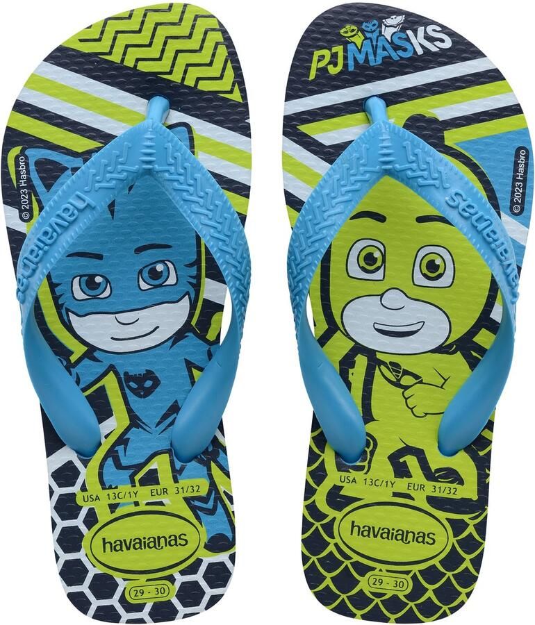 Havaianas Kid's Top PJ Masks Sandalen blauw turkoois - Foto 2