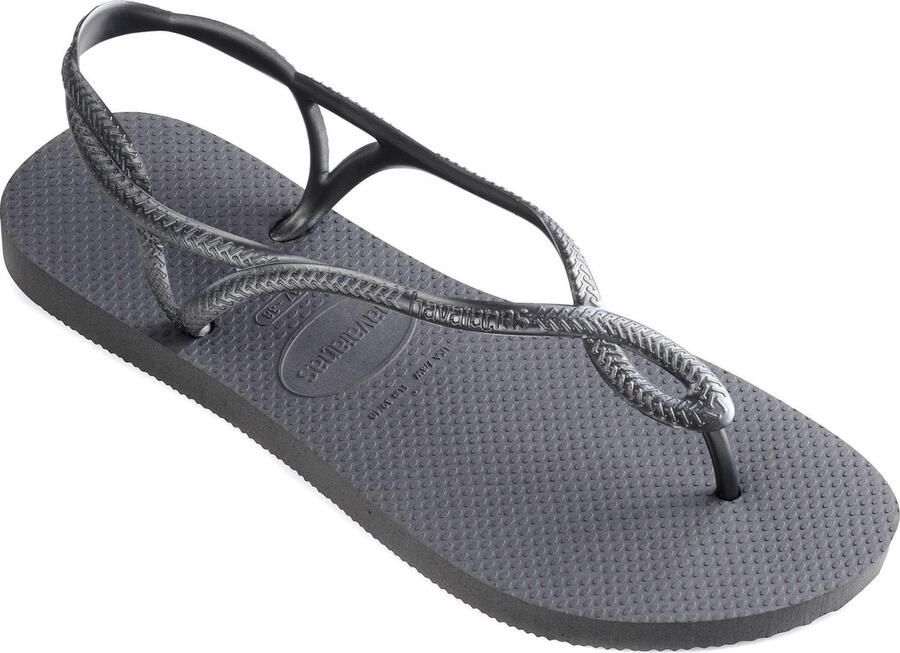 Havaianas Sandalen Luna met fijne riempjes in vlecht look