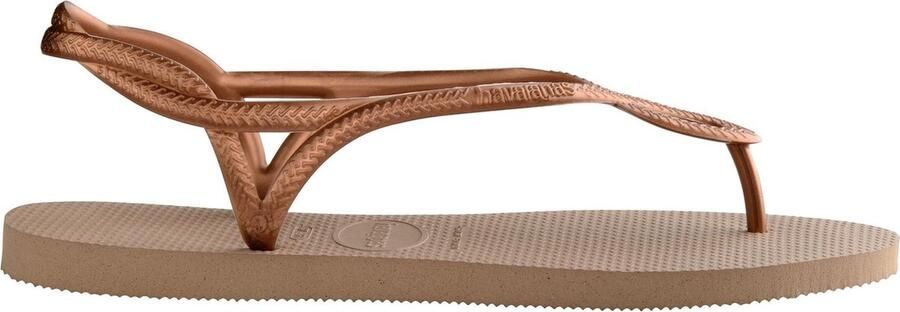 HAVAIANAS Teenslippers Dames Luna Maat: 41 Materiaal: Rubber Kleur: Brons - Foto 8
