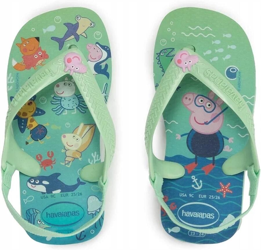 Havaianas Peppa Pig Logo Flip Flops Infant Kind - Foto 2