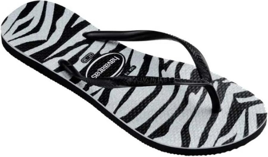 Havaianas SLIM ANIMALS GLITTER Black