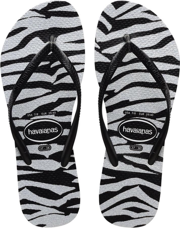 Havaianas Slim Animals Glitter Slippers Veelkleurig Vrouw