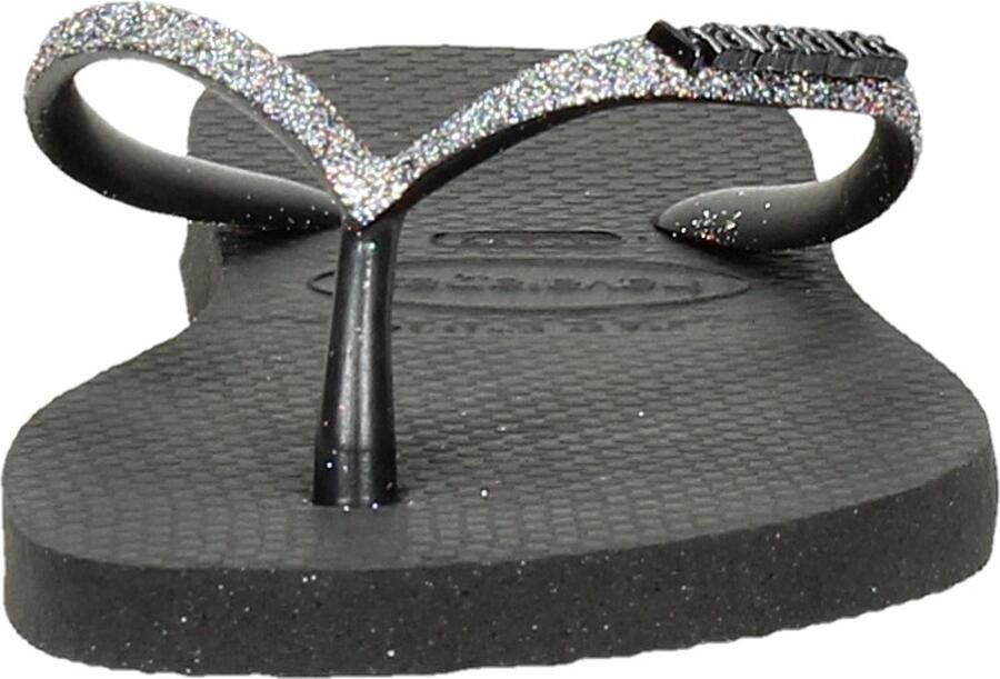 Havaianas Slim Glitter II Meisjes Slippers Black Dark Grey Metallic - Foto 7