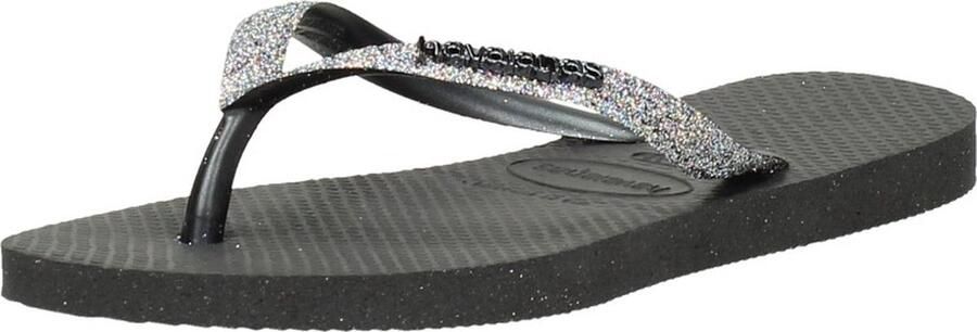 Havaianas Slim Glitter II Meisjes Slippers Black Dark Grey Metallic - Foto 14