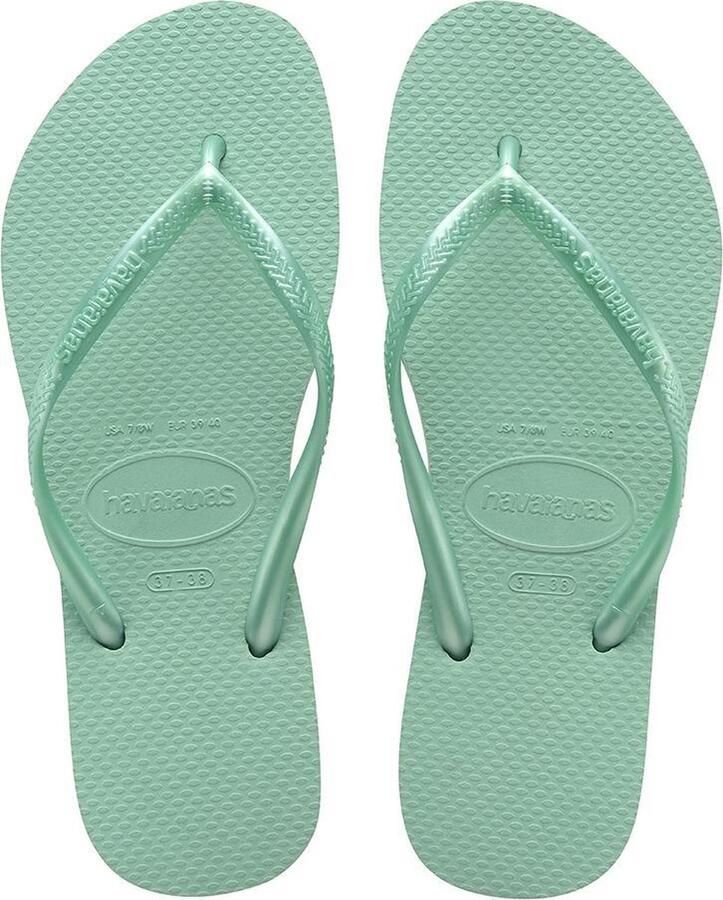 Havaianas Slim Meisjes Slippers Green Dew - Foto 2
