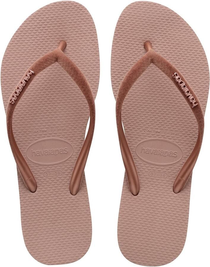 Havaianas Slim Velvet Dames Slippers Crocus Rose