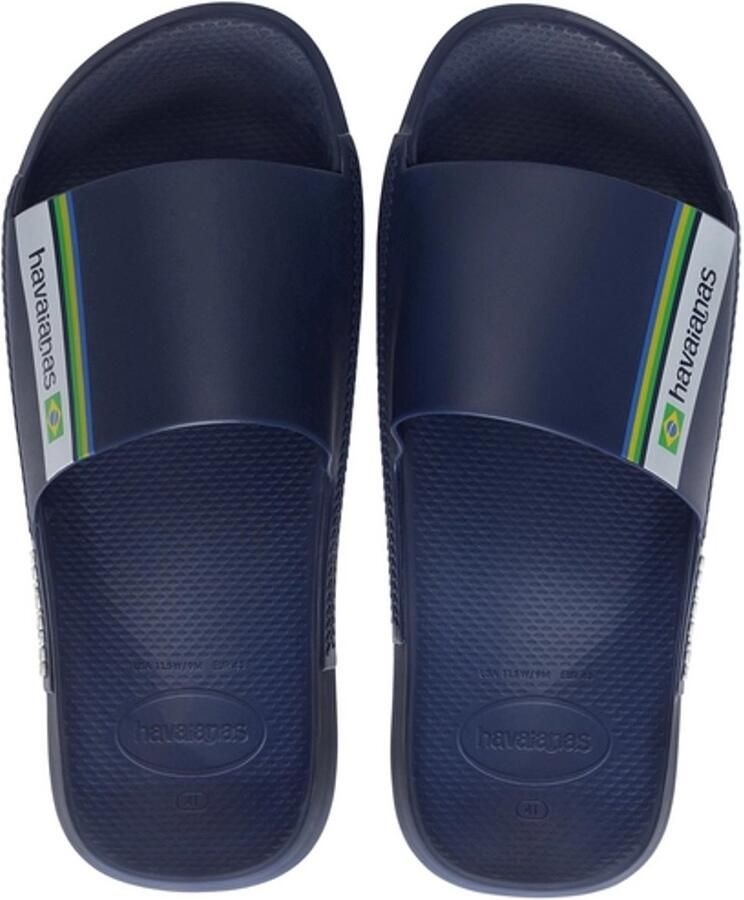 Havaianas Slide Brasil Unisex Slippers Navy Blue - Foto 2