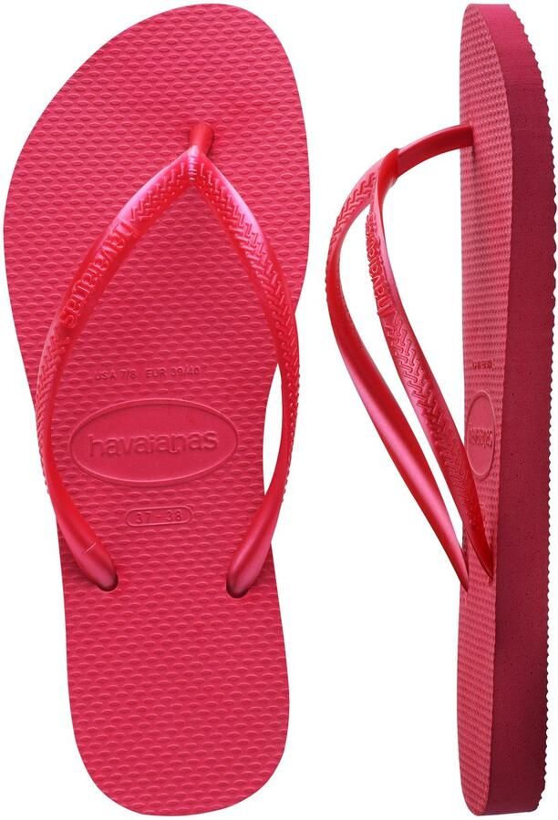 Havaianas Slim Teenslippers Dames Pink- Heren Pink - Foto 2