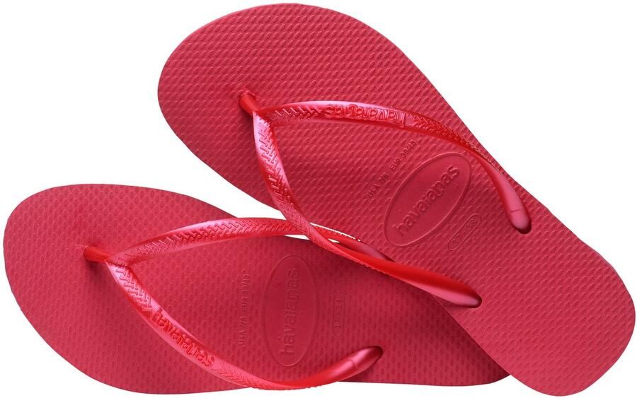 Havaianas Slim Teenslippers Dames Pink- Heren Pink - Foto 3