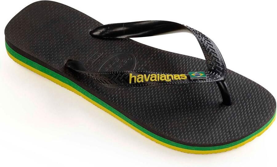 Havaianas Slippers Unisex zwart geel groen - Foto 8