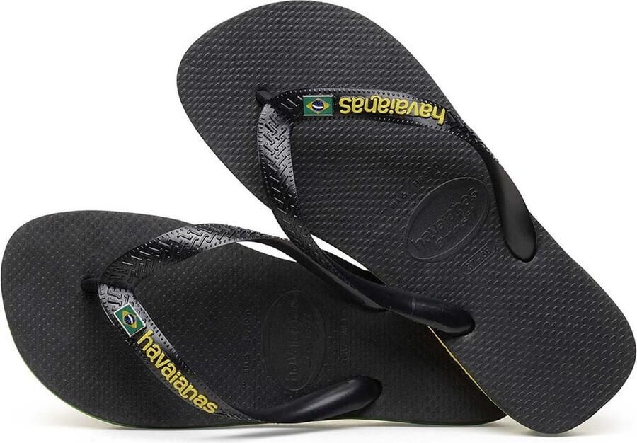 Havaianas Slippers Unisex zwart geel groen - Foto 6