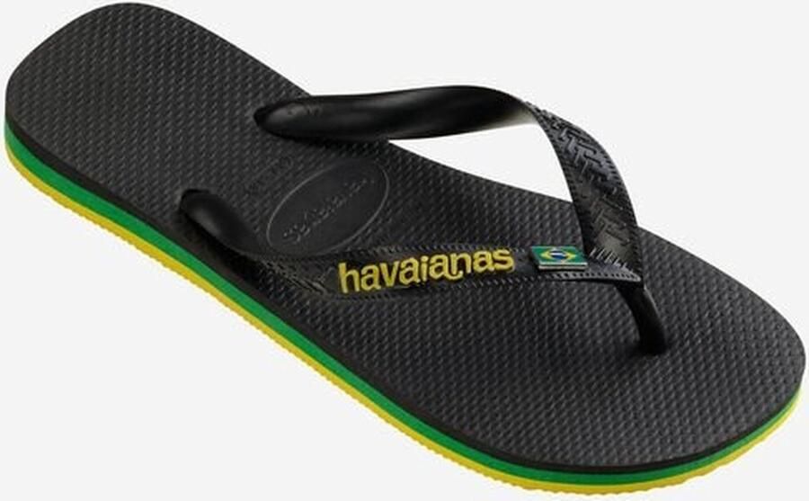 Havaianas Slippers Unisex zwart geel groen - Foto 7