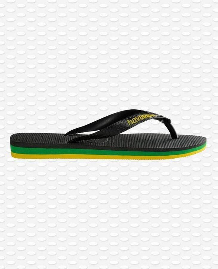 Havaianas Slippers Unisex zwart geel groen - Foto 2