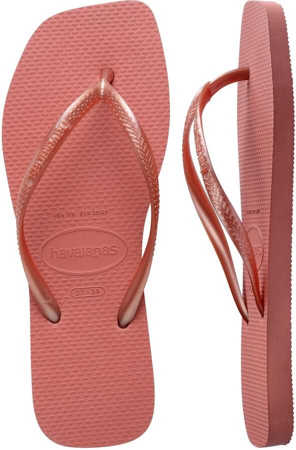 Havaianas Slim Square Flip Flops Dames Roze- Dames Roze