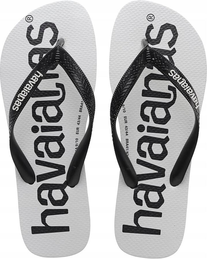 Havaianas Top Logo ia Unisex Zwarte Slippers
