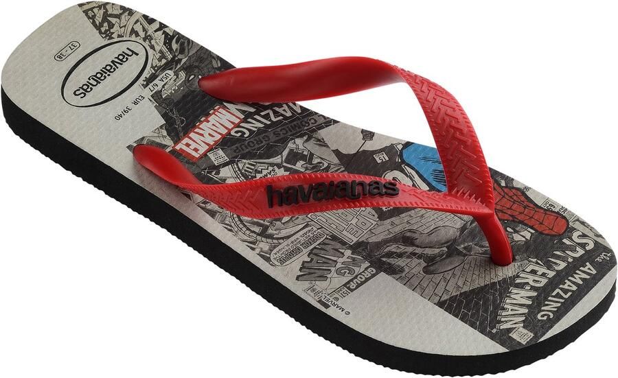 Havaianas Flip flops Top Marvel premium Zwart Heren