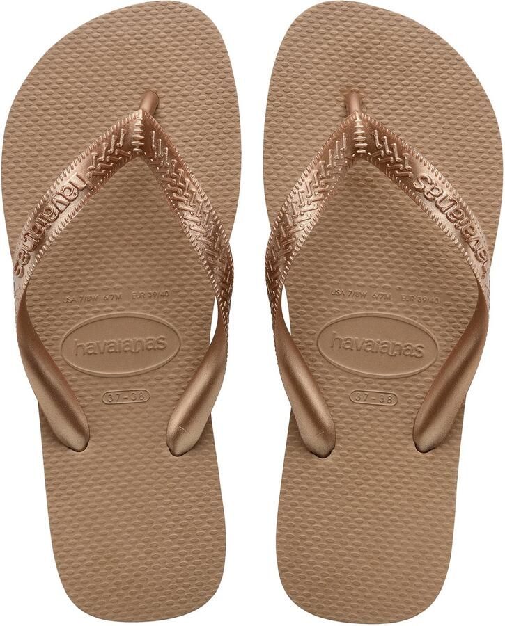 Havaianas Top Tiras Dames Slippers Rose Gold - Foto 2