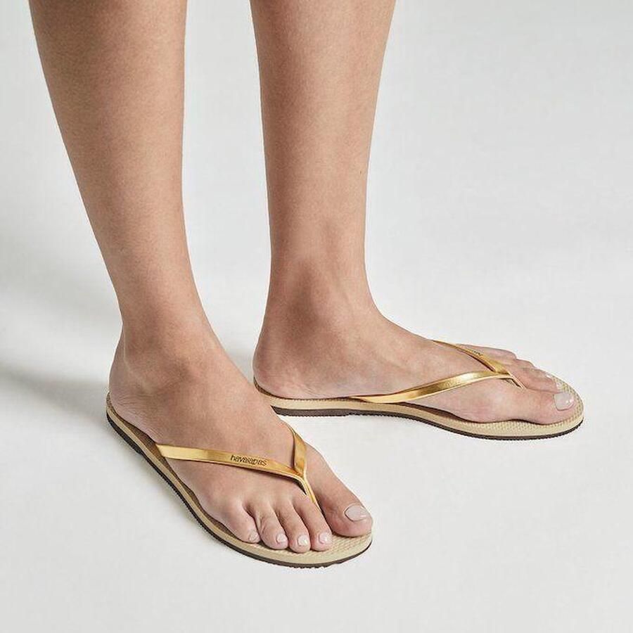 Havaianas Teenslippers in metallic look model 'You Metallic' - Foto 2