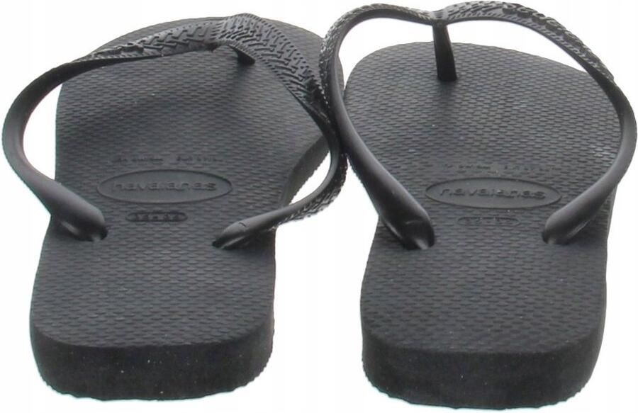 Havaianas Zwarte Rubber Teenslippers Dames Zomer