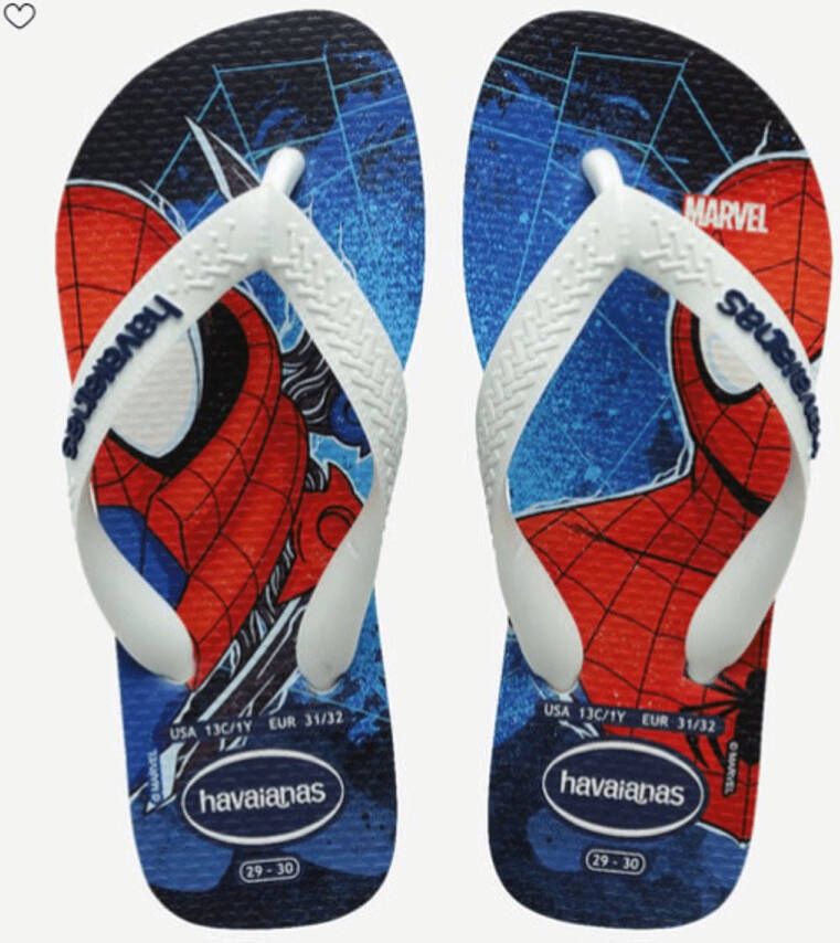 Havaianas Jongens Top Marvel II White White WIT