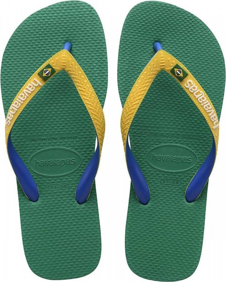 Havaianas Brasil Mix Kinder Teenslippers 4123206-2078 Kleur Groen