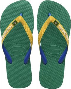Havaianas Brasil Mix 4123206-2078 Mannen Groen Slippers
