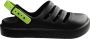 Havaianas Kids Clog Jongens Slippers Zwart Lime Groen - Thumbnail 1
