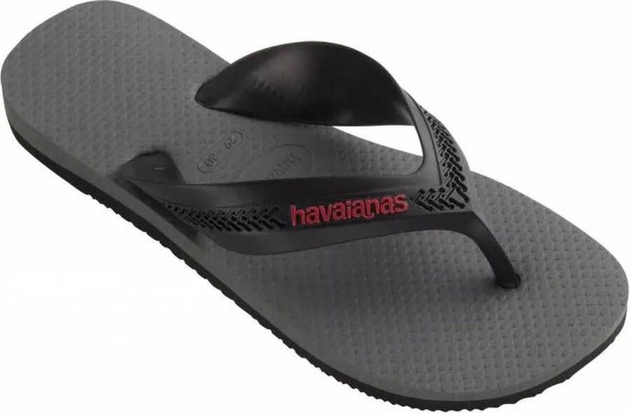 Havaianas Kids max grijs brede band 413009020 slipper(31 32 Kleur Grijs )