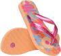 Havaianas Kids Flores teenslippers roze geel - Thumbnail 2