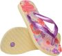 Havaianas Kinder Flores Slippers Roze Paars - Thumbnail 1