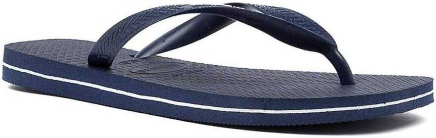 Havaianas Logo Filete Slippers Blauw Man
