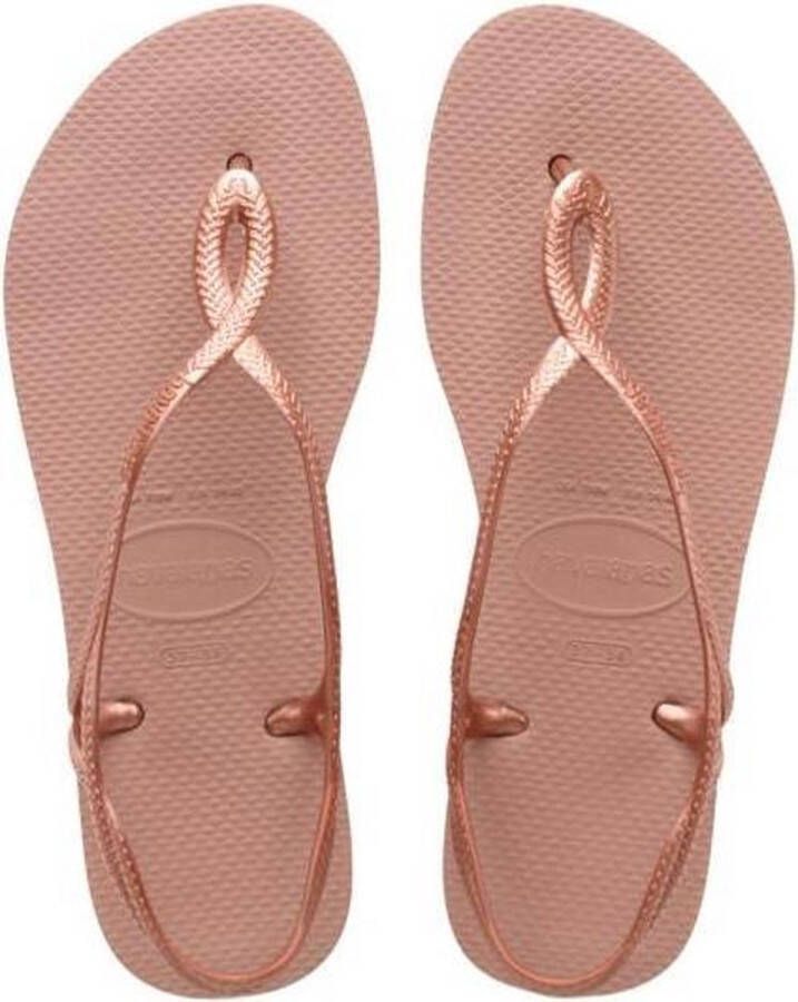 Havaianas Kids Luna sandalen rosé Meisjes Rubber Effen 35 36 - Foto 3
