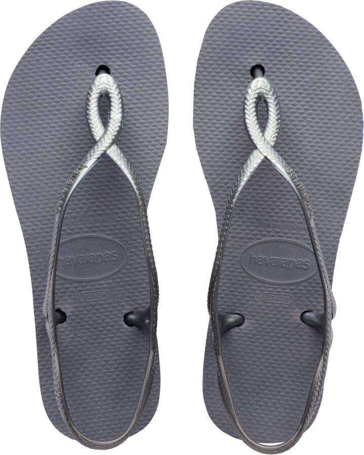 Havaianas Luna Flatform Slippers Grijs